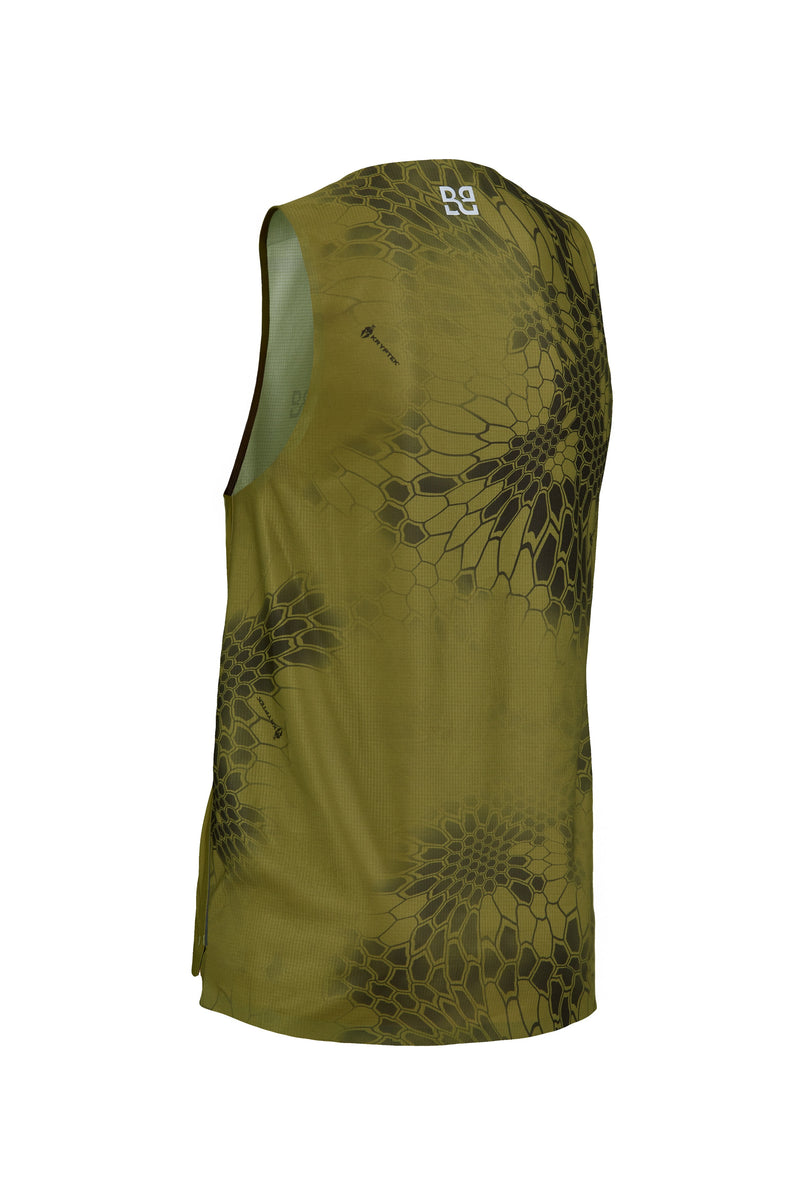 Rekord Run Singlet Army Green - Men's – Born Bound