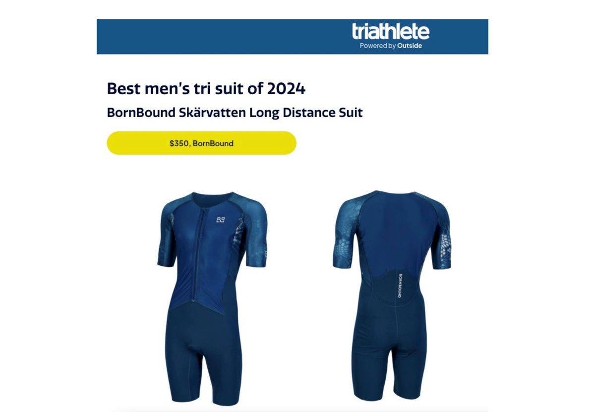 Triathlete Magazine awards the Skärvatten LD Tri Suit the men's suit o ...