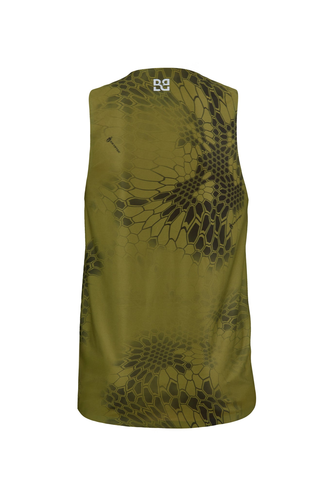 Rekord Run Singlet Army Green - Men's