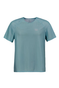Rekord Short Sleeve Run Tee Modern Blue -  Men's
