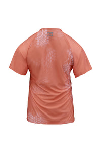 Rekord Short Sleeve Run Tee Peach - Women's